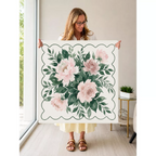 Mahjong by SI™ Peony Rose Garden Mahjong Mat