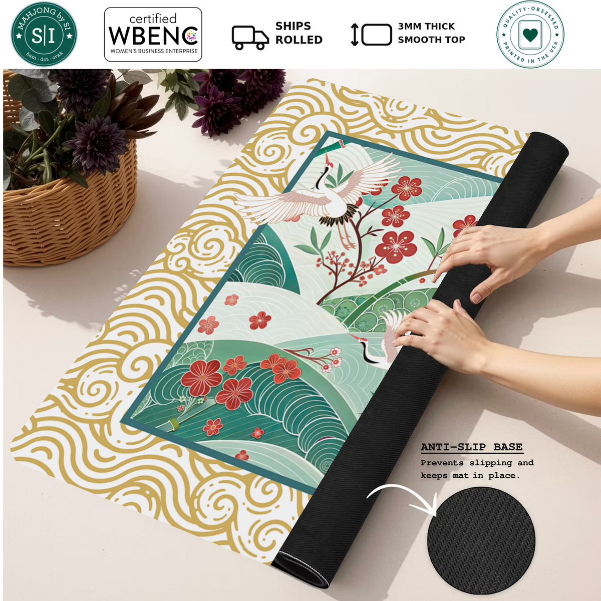 Mahjong by SI™ Tracing the Tides Mahjong Mat
