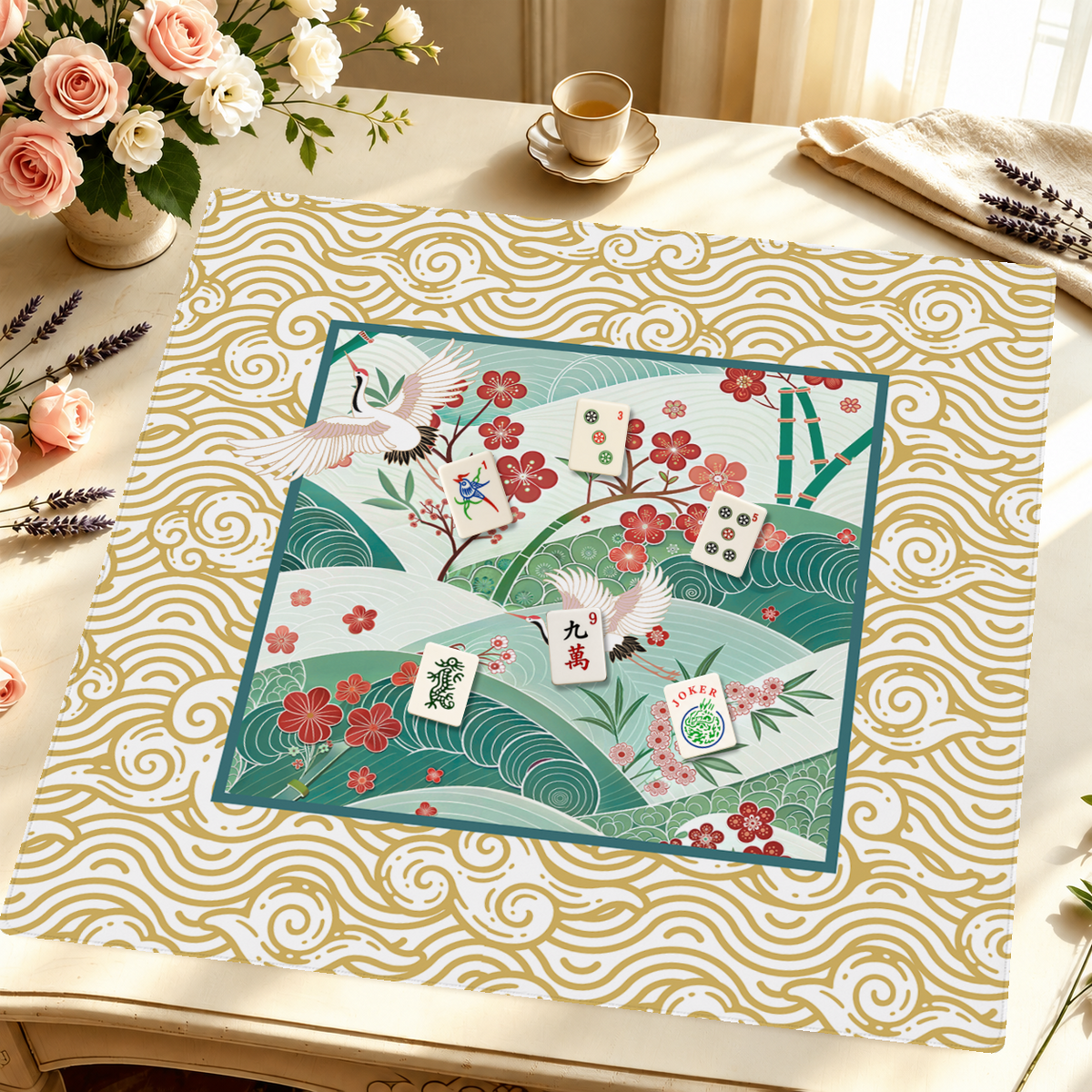 Mahjong by SI™ Tracing the Tides Mahjong Mat