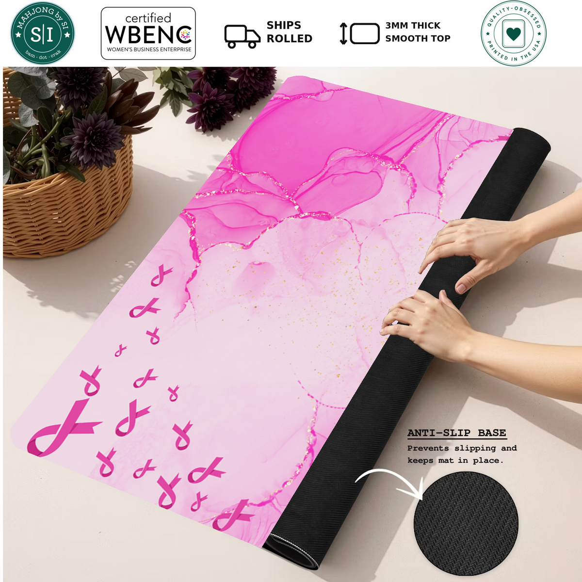 Mahjong by SI™ Rise Up Magents Mahjong Mat
