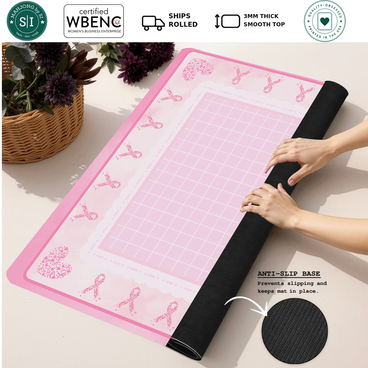 Mahjong by SI™ Threads of Survival Mahjong Mat
