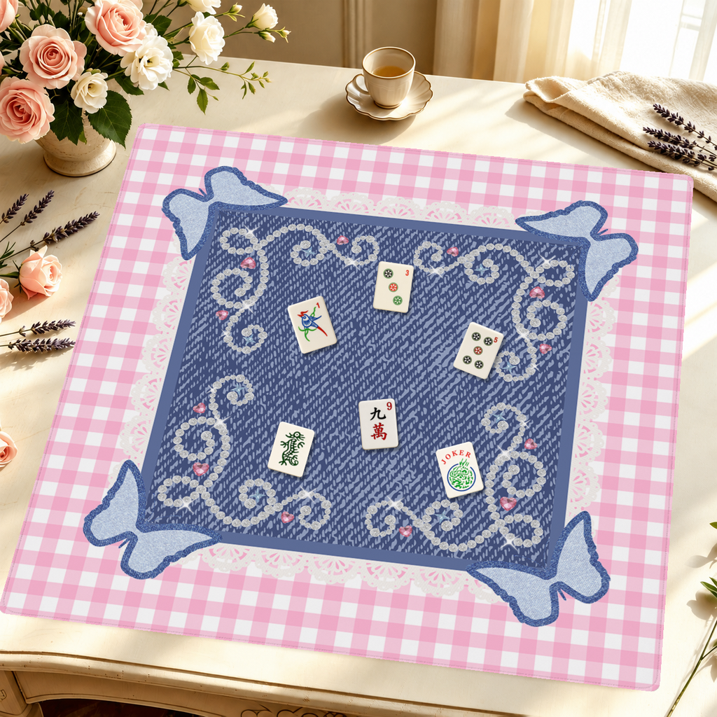 Mahjong by SI™ Diamond in a Rhinestone World Mahjong Mat