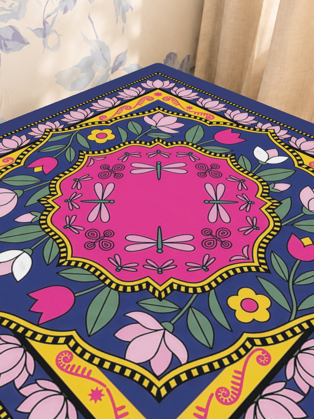 Mahjong by SI™ Dragonfly Enchantment Mahjong Mat