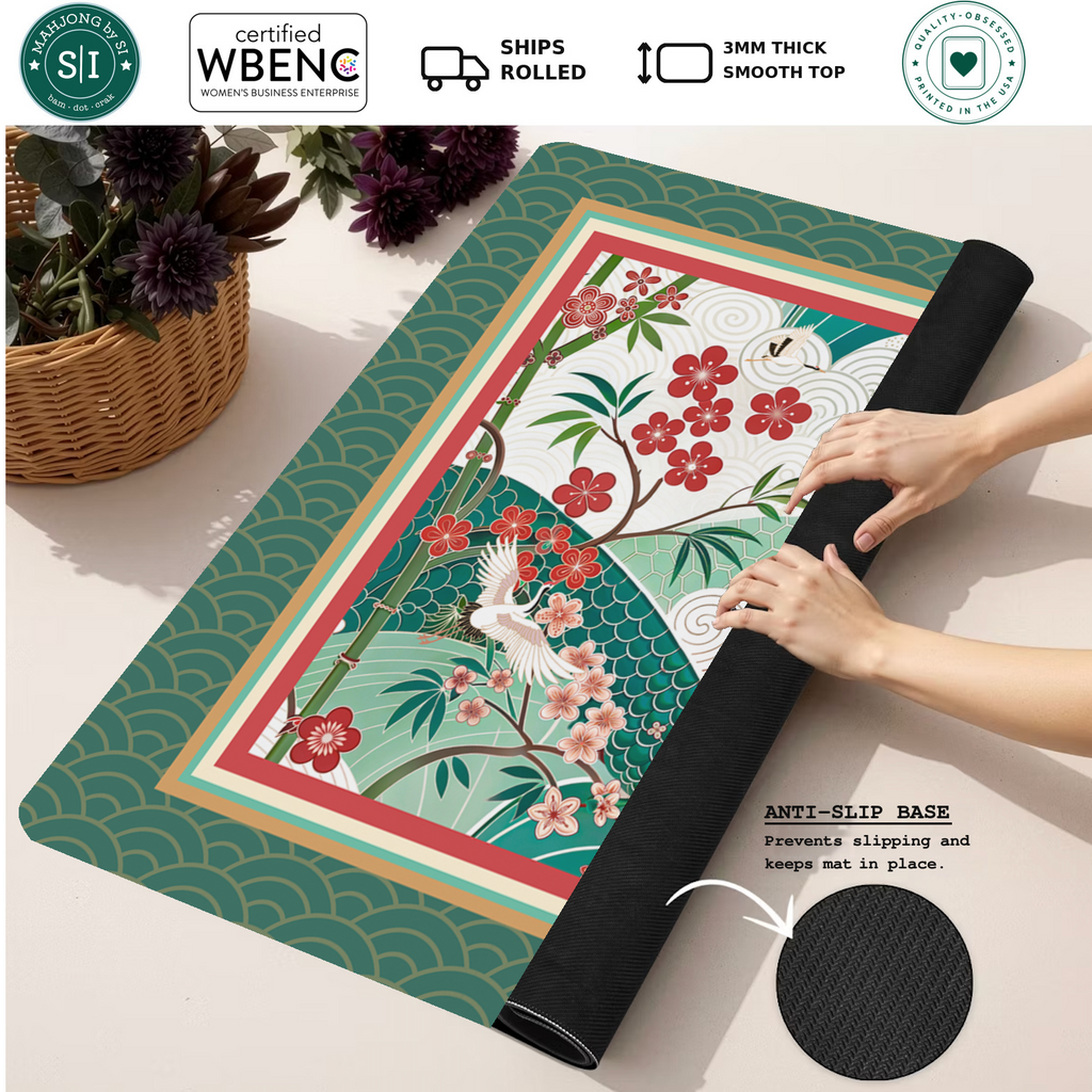 Mahjong by SI™ Flight of the Morning Mahjong Mat
