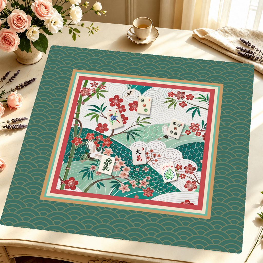 Mahjong by SI™ Flight of the Morning Mahjong Mat