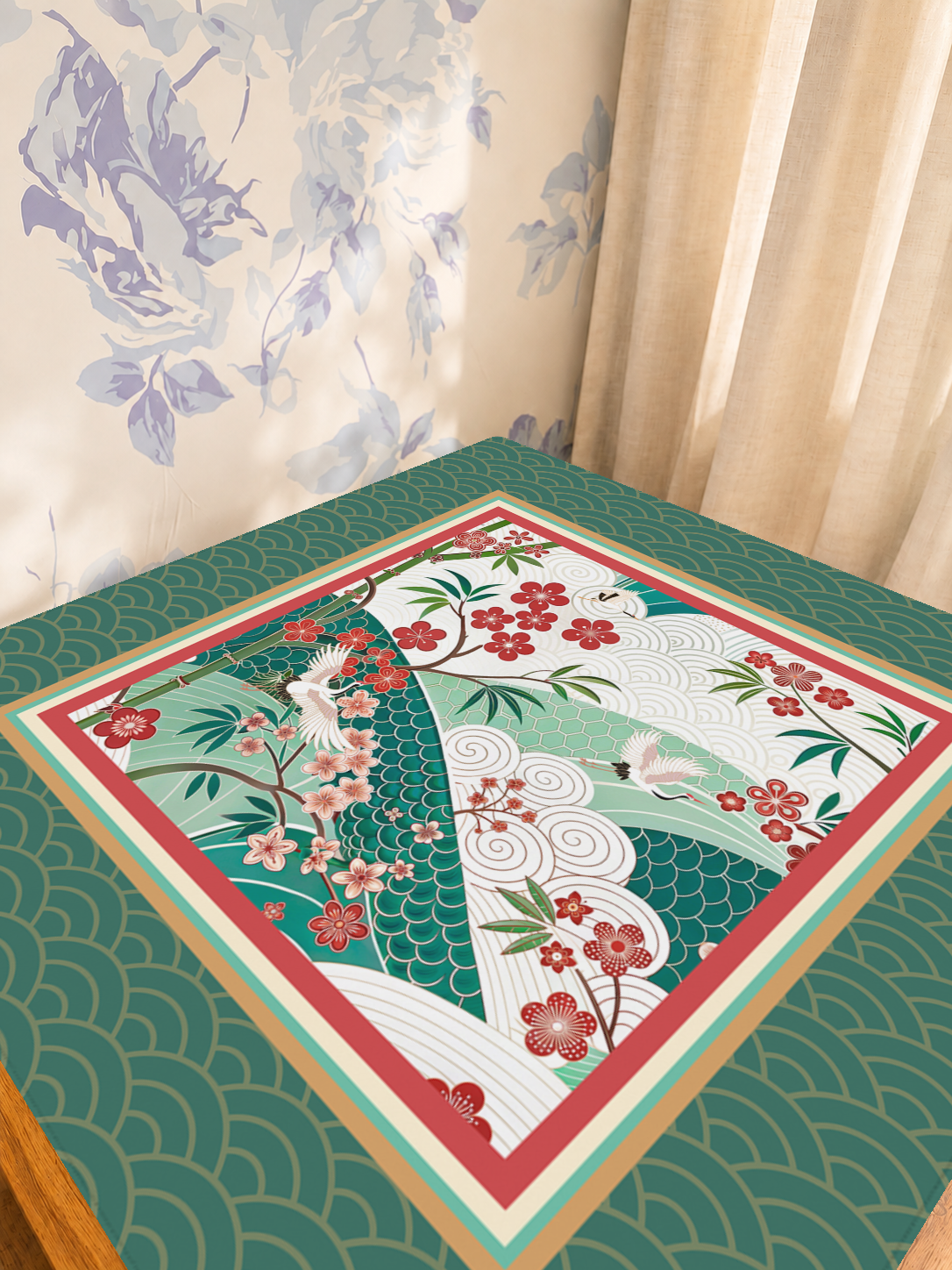 Mahjong by SI™ Flight of the Morning Mahjong Mat