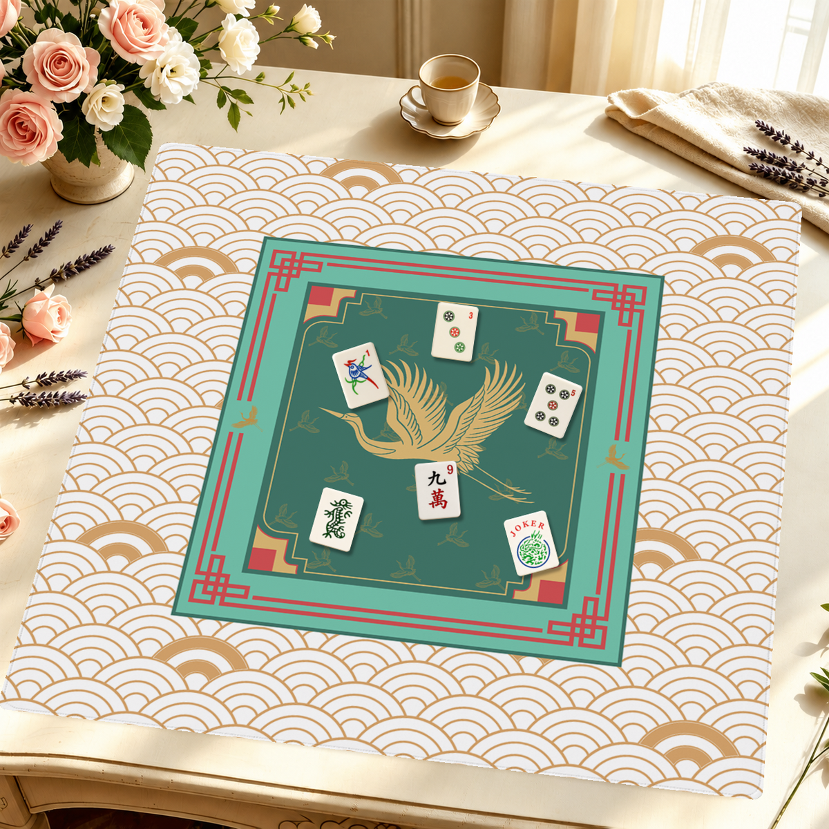 Mahjong by SI™ Wings of Fortune Mahjong Mat