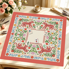 Mahjong by SI™ Tiger Lily Folklore Mahjong Mat