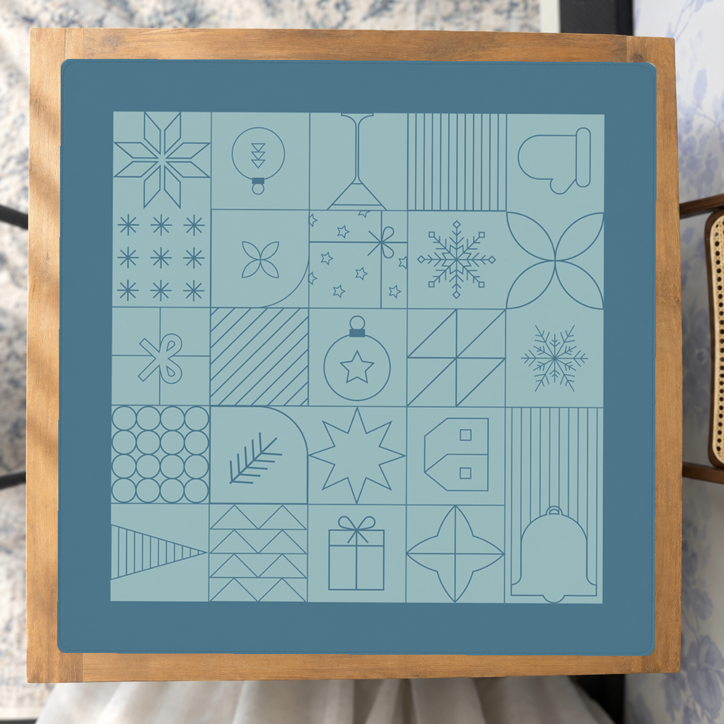 Mahjong by SI™ Winter Wonderland Tiles Mahjong Mat