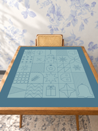 Mahjong by SI™ Winter Wonderland Tiles Mahjong Mat
