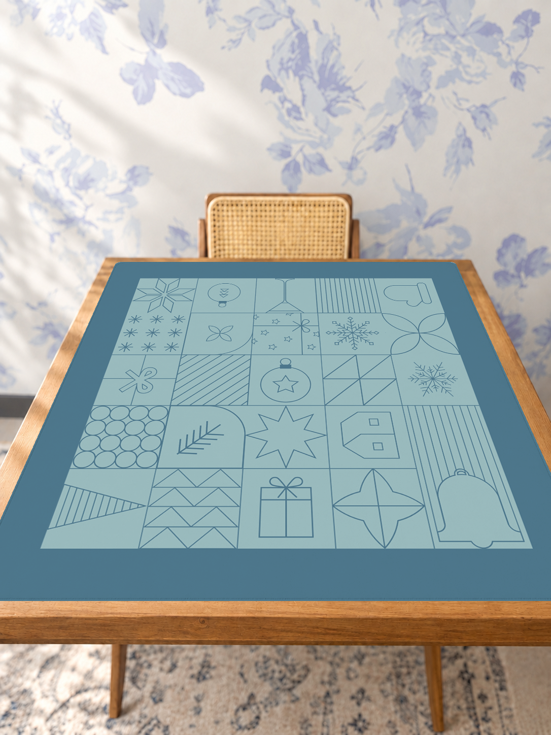 Mahjong by SI™ Winter Wonderland Tiles Mahjong Mat
