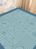 Mahjong by SI™ Winter Wonderland Tiles Mahjong Mat
