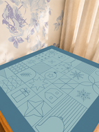 Mahjong by SI™ Winter Wonderland Tiles Mahjong Mat