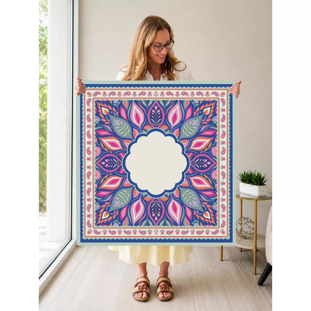 Mahjong by SI™ Paisley in Bloom Mahjong Mat