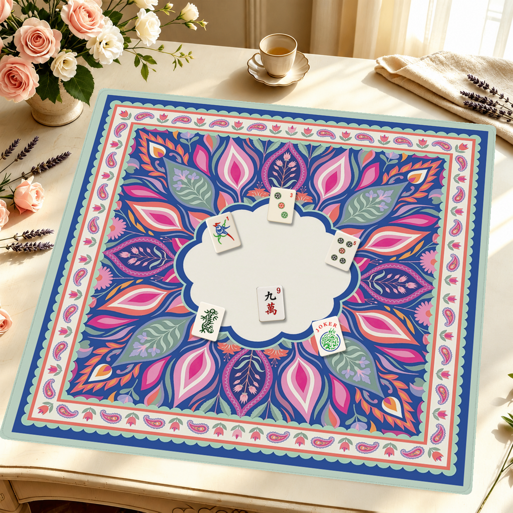 Mahjong by SI™ Paisley in Bloom Mahjong Mat