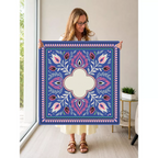 Mahjong by SI™ Folk Dance Florals Mahjong Mat
