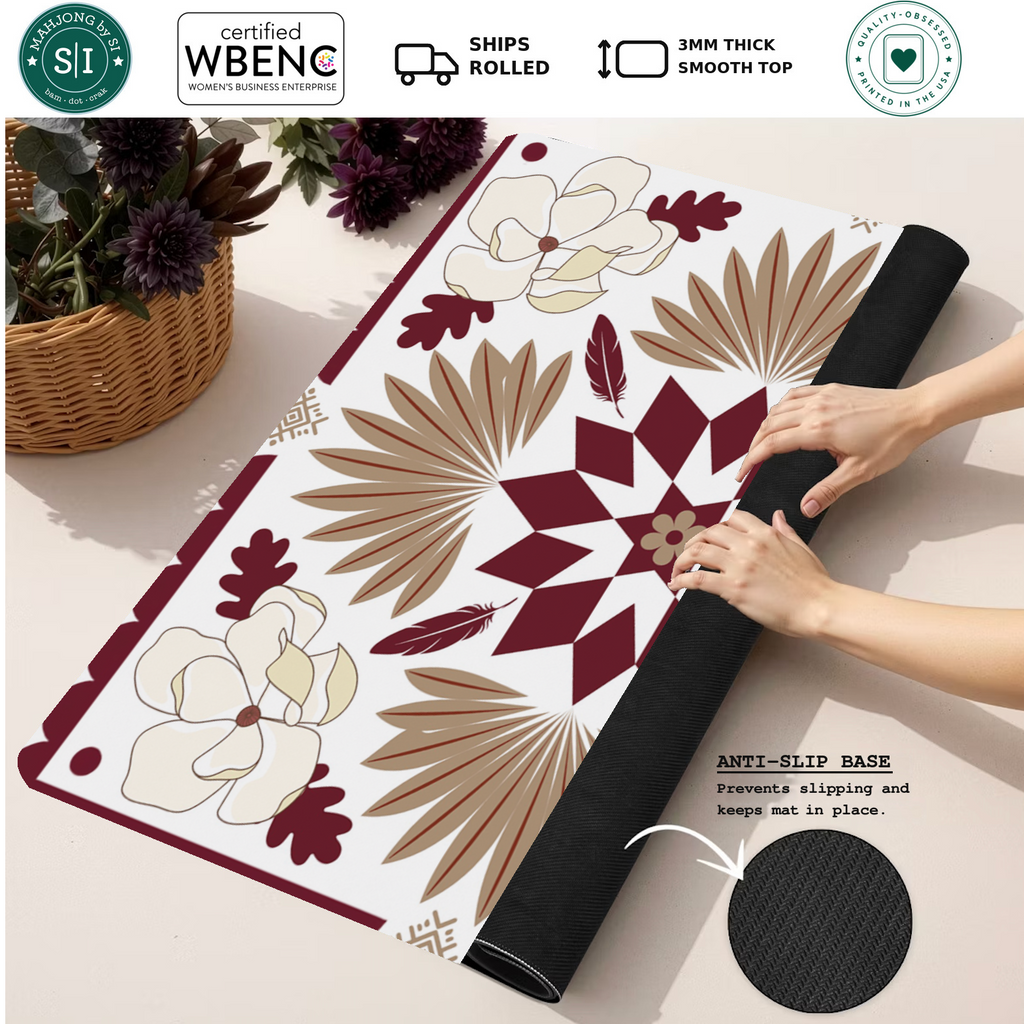 Mahjong by SI™ Panhandle Palmettos Mahjong Mat