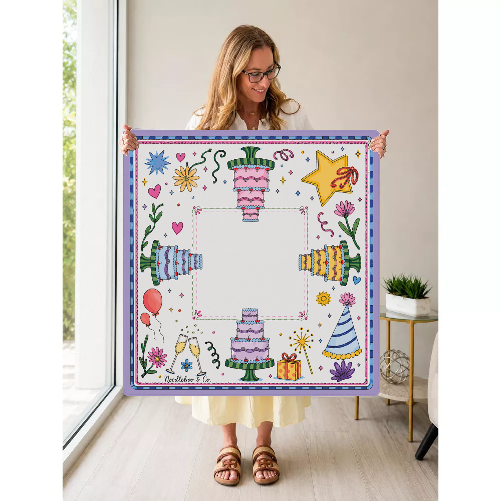Party Like a Tile Star Mahjong Mat