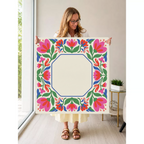 Mahjong by SI™ Folk Art Flourish Mahjong Mat