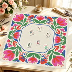 Mahjong by SI™ Folk Art Flourish Mahjong Mat