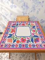 Mahjong by SI™ Floral Fiesta Frame Mahjong Mat