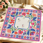 Mahjong by SI™ Floral Fiesta Frame Mahjong Mat