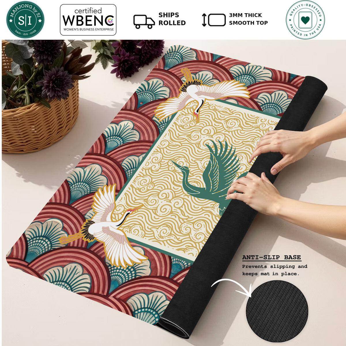 Mahjong by SI™ Crossing the Sky Mahjong Mat