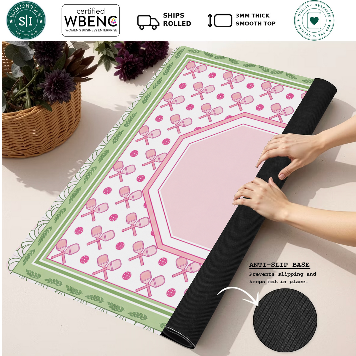 Mahjong by SI™ Game Set Match Mahjong Mat