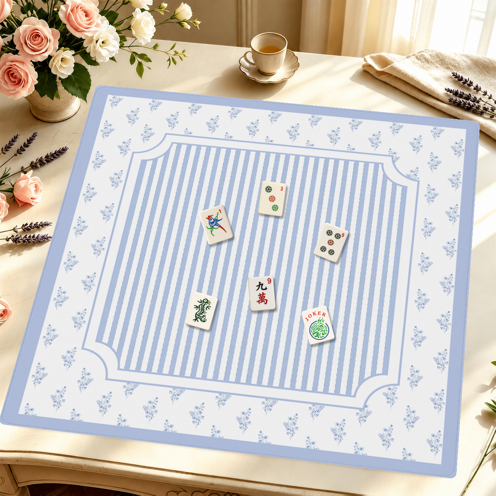 Mahjong by SI™ Cornflower Cabana Mahjong Mat