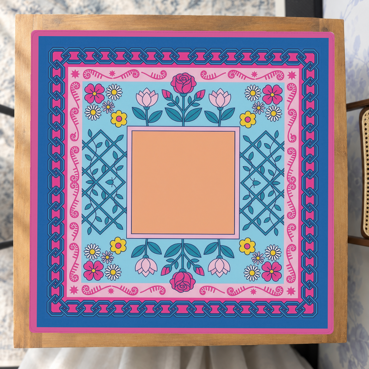 Mahjong by SI™ Bloom Where You Are Planted Mahjong Mat