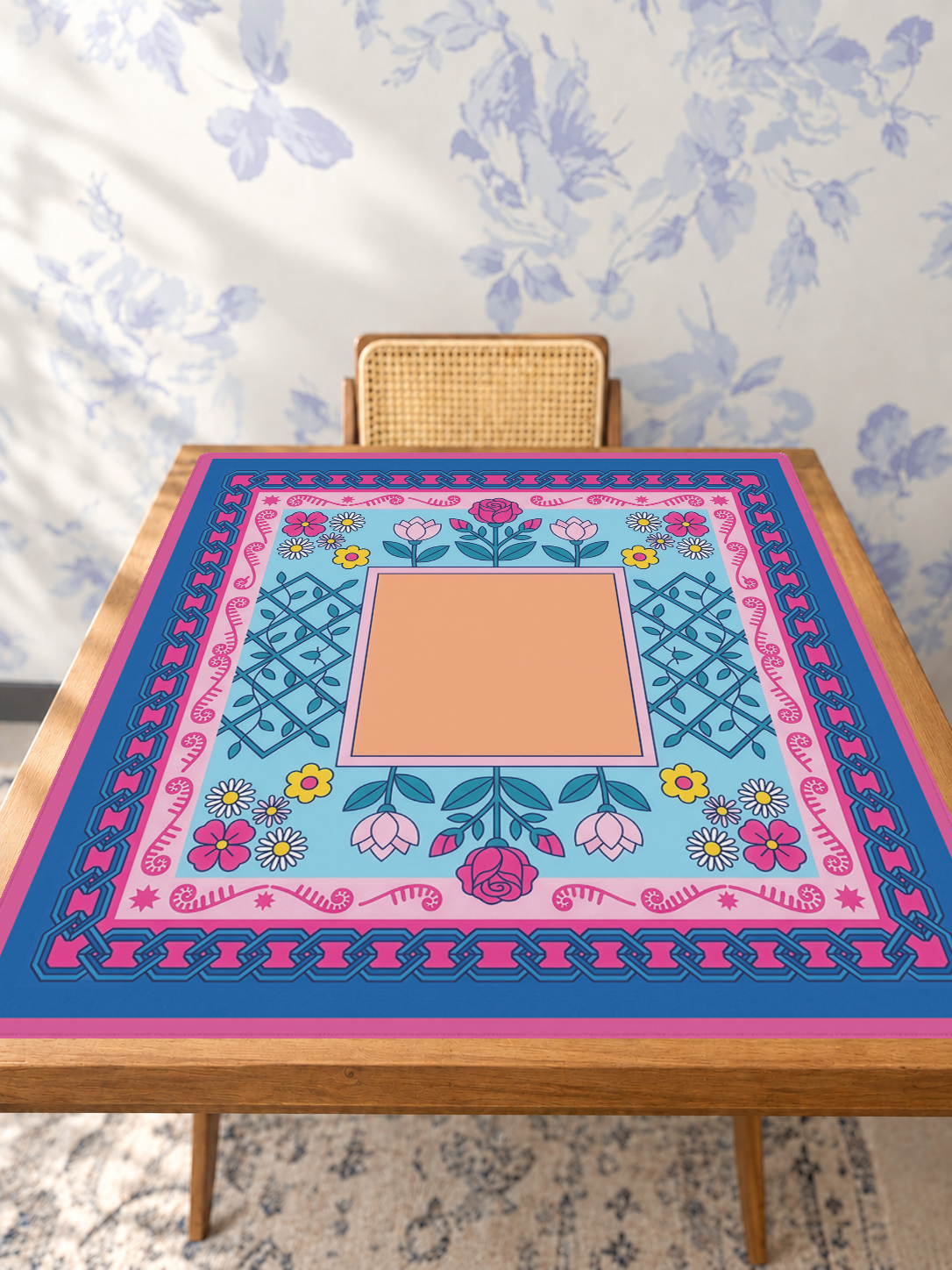 Mahjong by SI™ Bloom Where You Are Planted Mahjong Mat