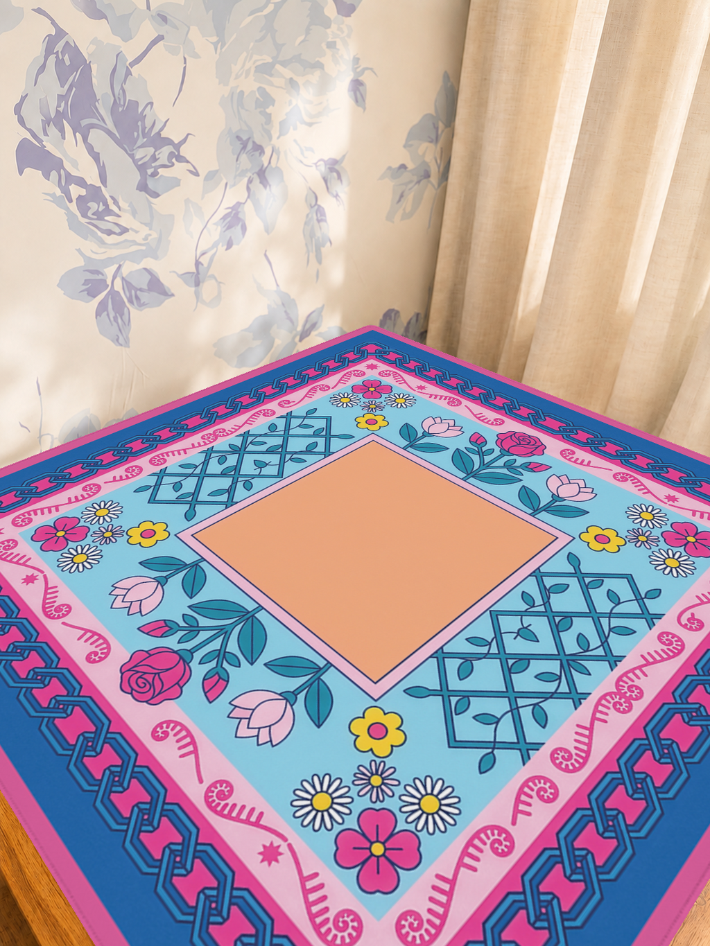 Mahjong by SI™ Bloom Where You Are Planted Mahjong Mat
