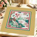 Mahjong by SI™ Plum Delightful Mahjong Mat
