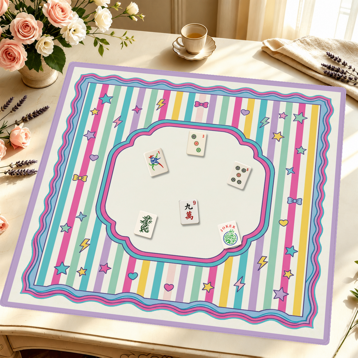 Mahjong by SI™ Confetti Wishes Mahjong Mat