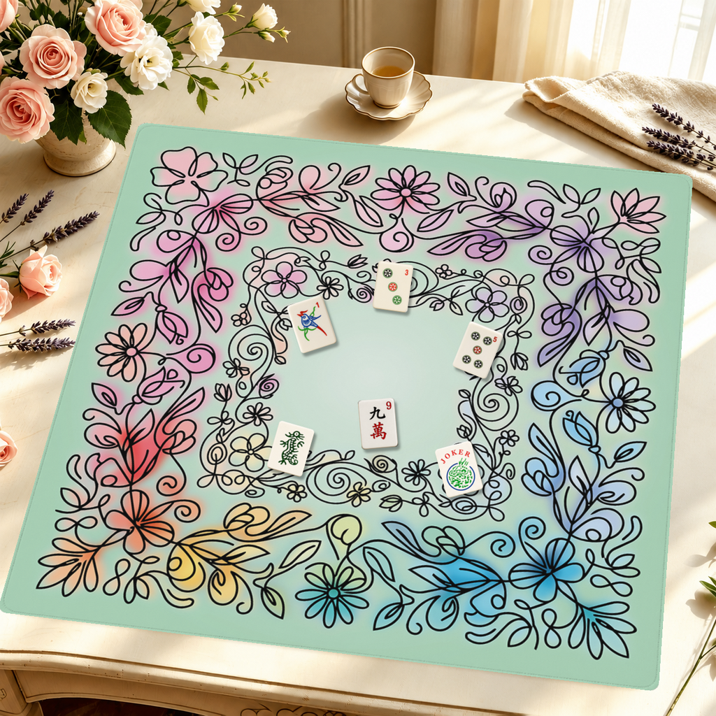 Mahjong by SI™ Garden Gossip Mahjong Mat