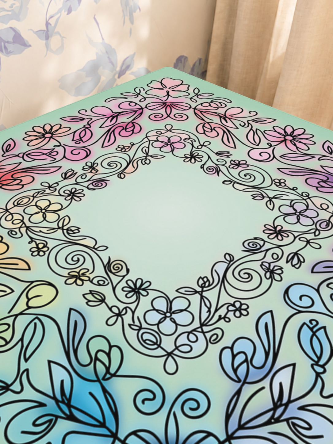 Mahjong by SI™ Garden Gossip Mahjong Mat