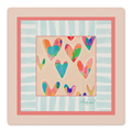 Painted Heart Attack Mahjong Mat | Mahjong by SI