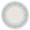 Ribbon Wreath Periwinkle Mahjong Mat | Mahjong by SI
