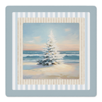 Coastal Christmas Mahjong Mat by Anna Sokol | Mahjong by SI