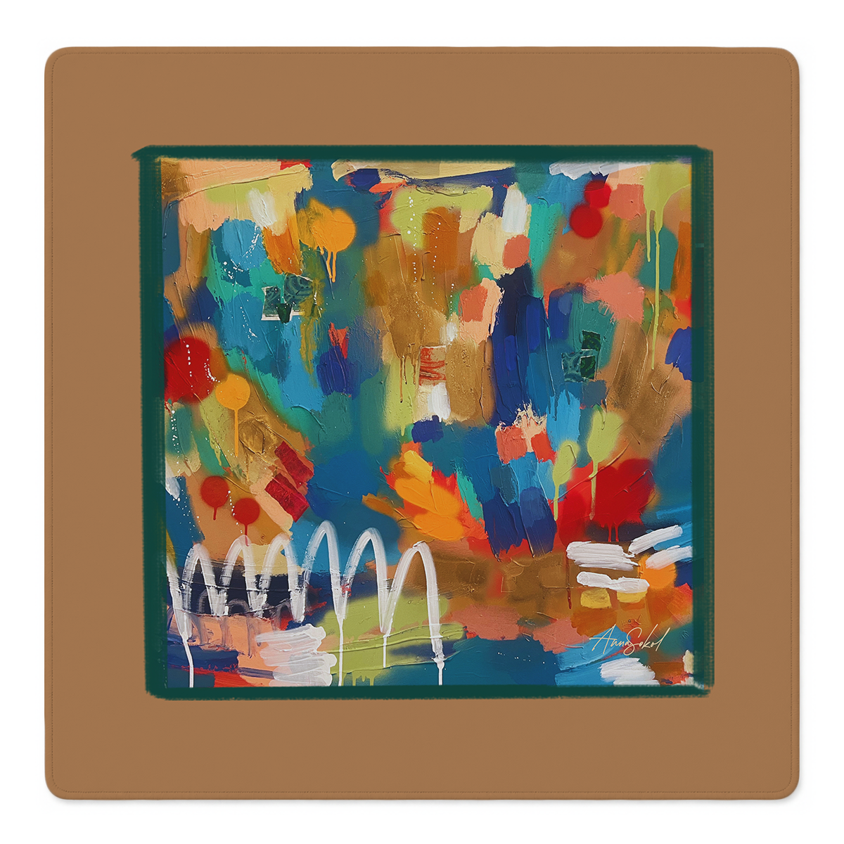 Abstract Expression Session Mahjong Mat | Mahjong by SI