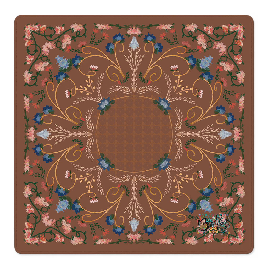 Cinnamon Toast Bloom Mahjong Mat | Mahjong by SI