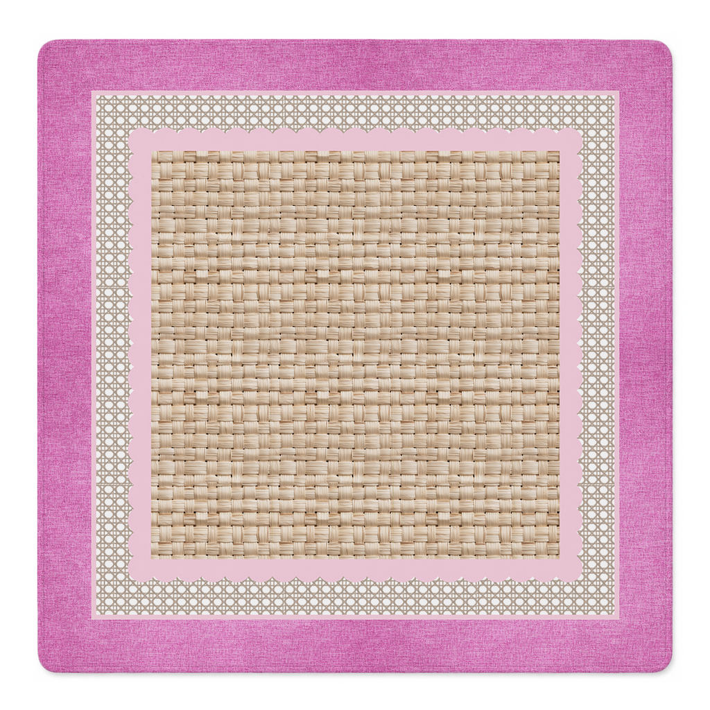 Sea Glass Pink Mahjong Mat | Paperie and Panache x Mahjong by SI