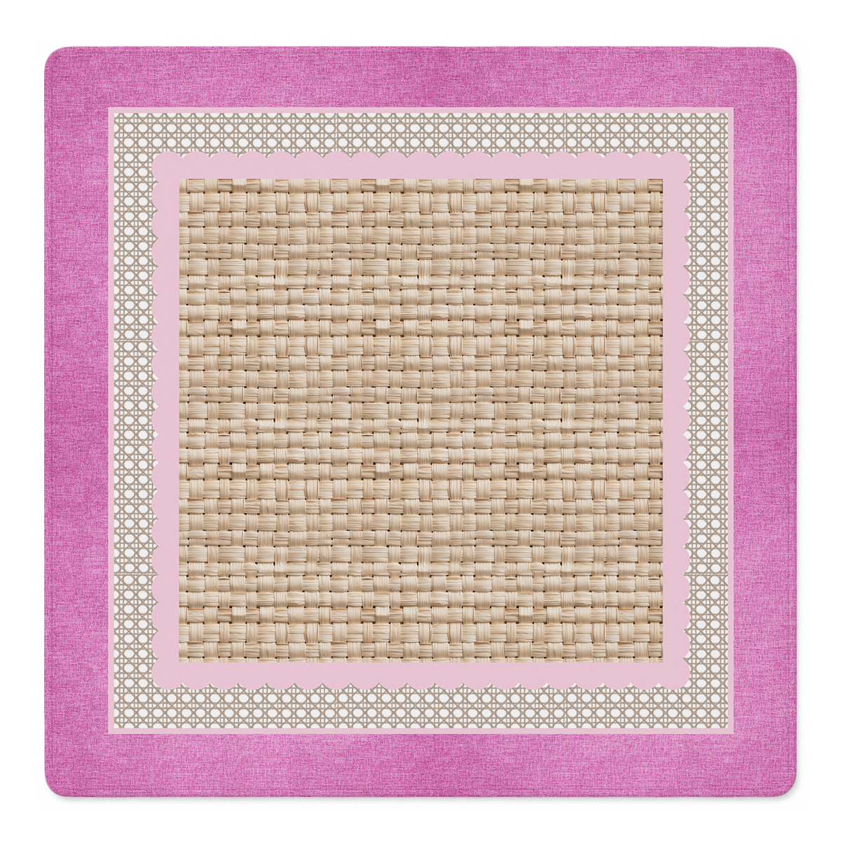 Sea Glass Pink Mahjong Mat | Paperie and Panache x Mahjong by SI