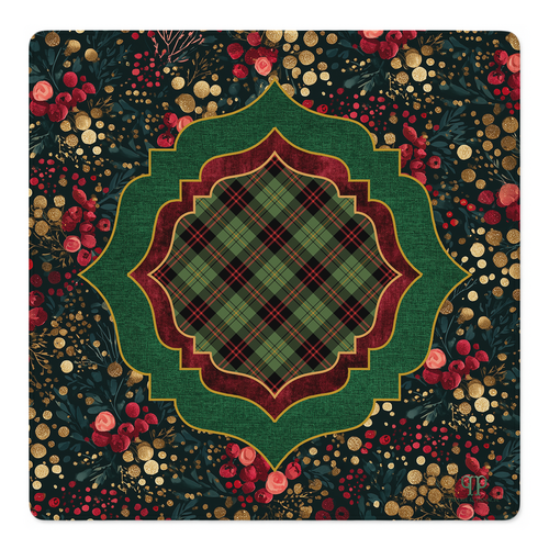 Plaid Tidings Mahjong Mat | Mahjong by SI