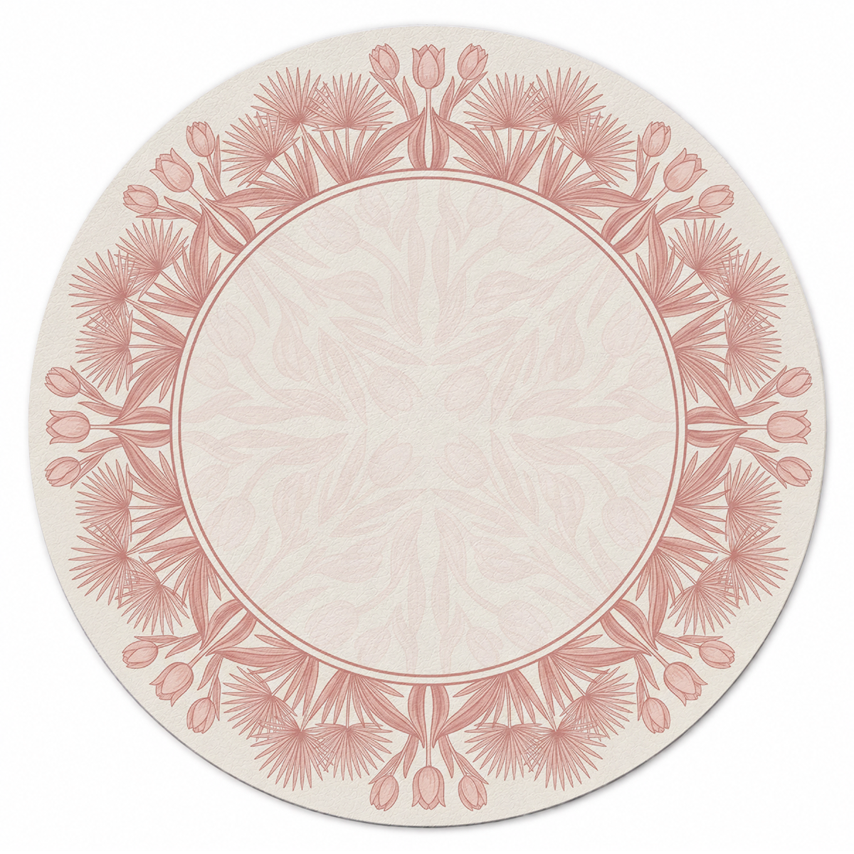 Desert Rose Medallion Mahjong Mat | Mahjong by SI
