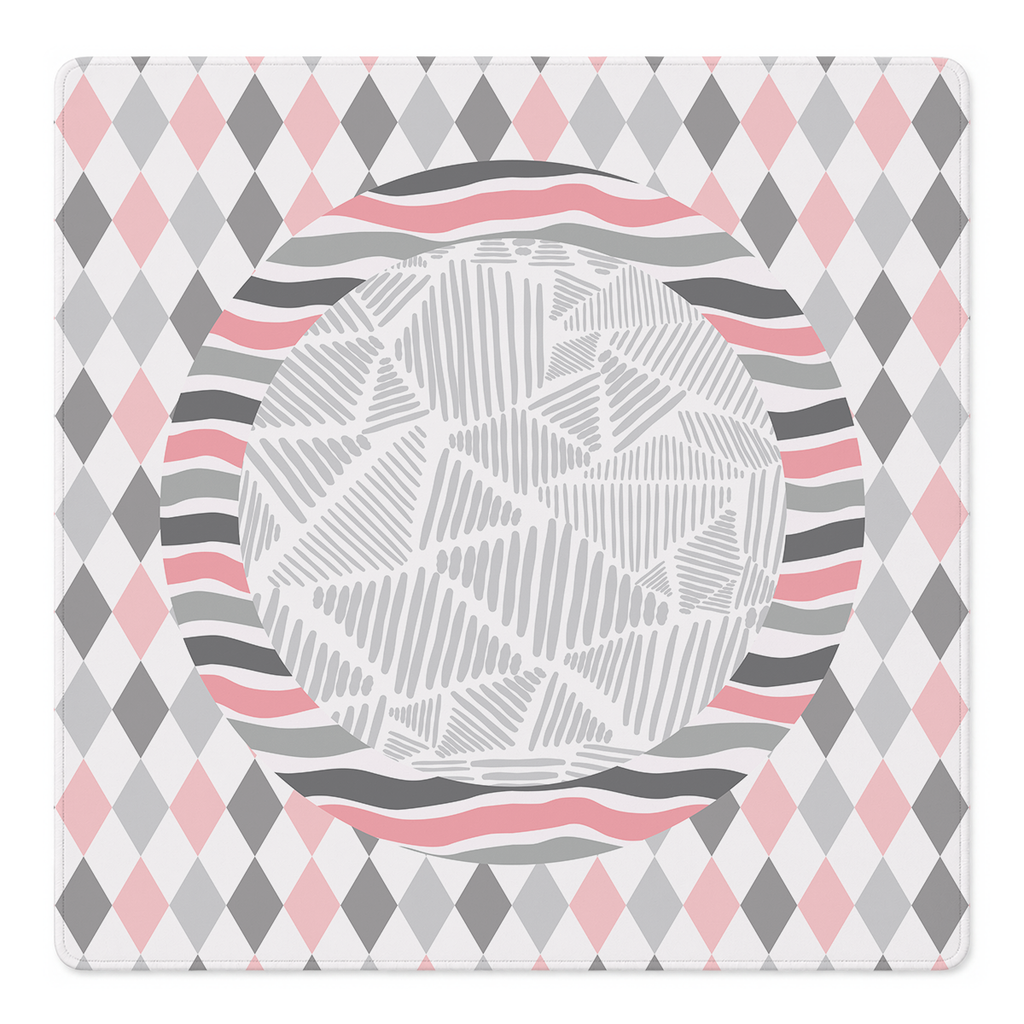 Harlequin Hearts Mahjong Mat | Mahjong by SI