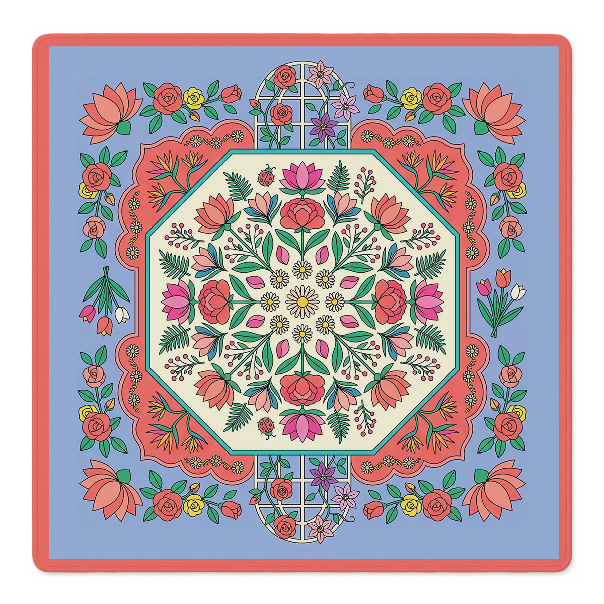 Garden Party Palace Mahjong Mat by Mahjong by SI