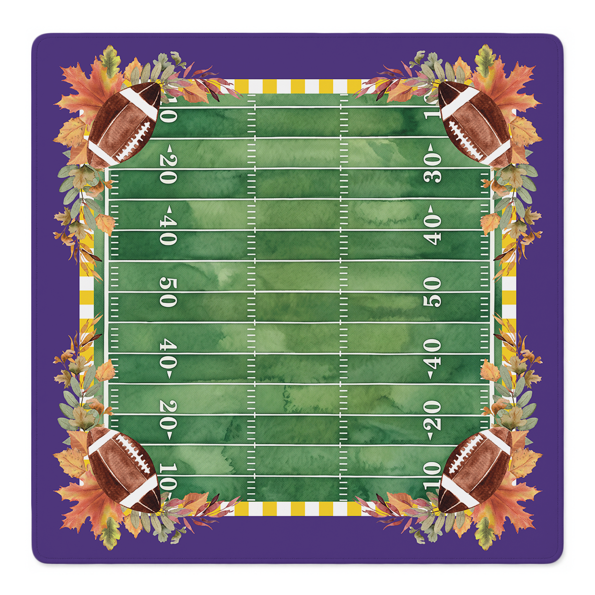 Leaf It On The Field Mahjong Mat | Mahjong by SI