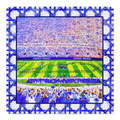 Big Blue Bleachers Mahjong Mat | Mahjong by SI