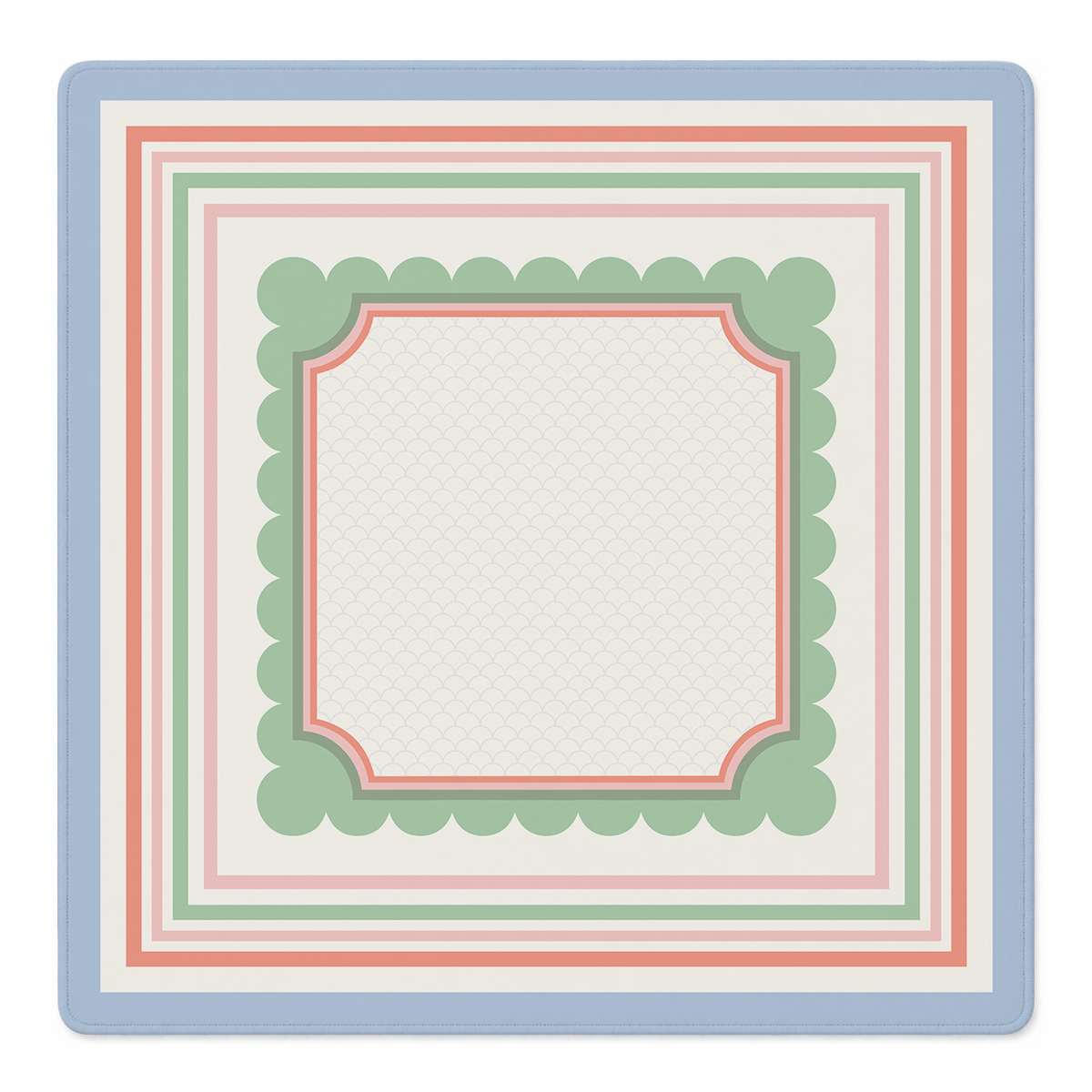 Scalloped Serenade Mahjong Mat | Mahjong by SI